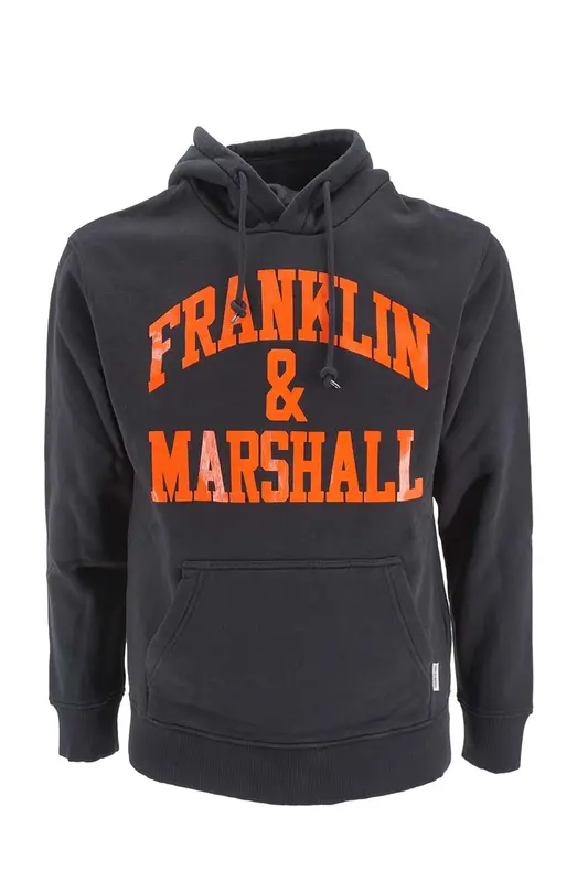 Felpa Franklin & Marshall con capuccio / Nero