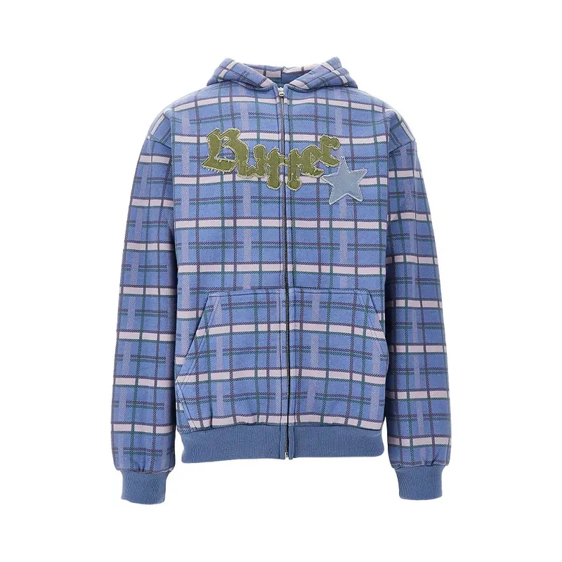 Felpa full-zip con patch Edge