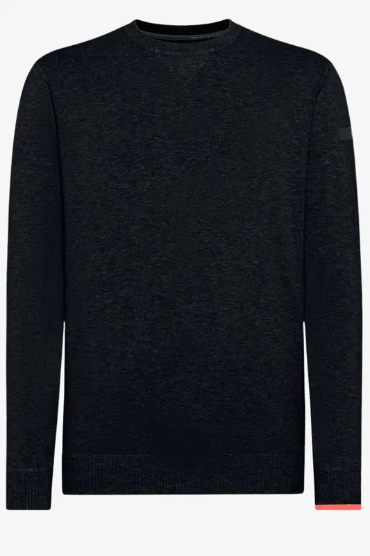 Felpa in Maglia Girocollo / Blu