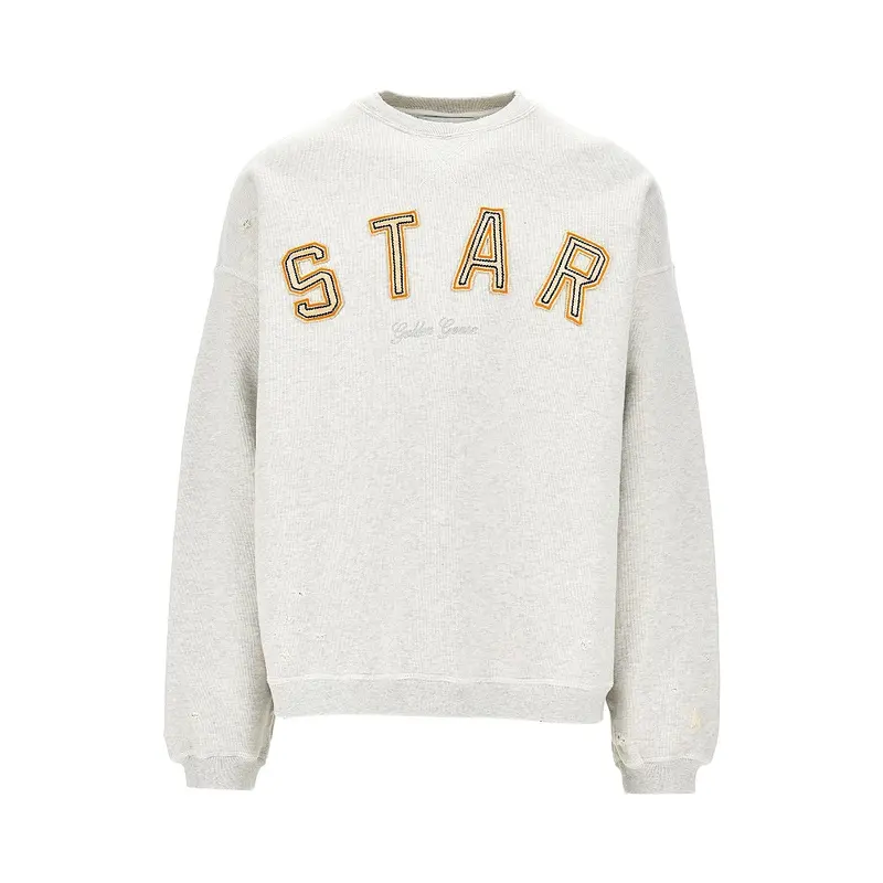 Felpa 'Star' in cotone con ricamo