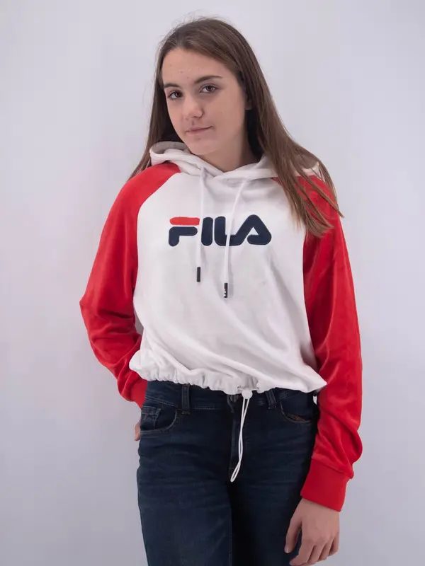 Fila Felpa con Cappuccio e Logo