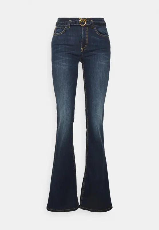 Flora Denim con Cintura / Jeans
