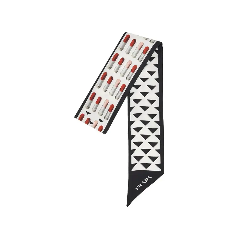 Foulard in seta stampata