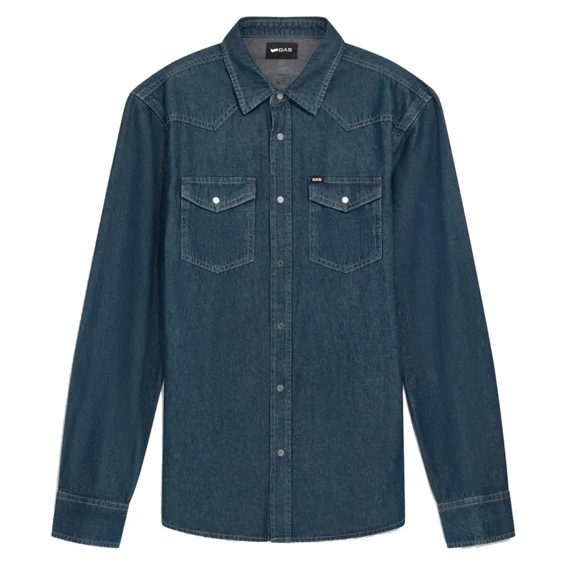 GAS CAMICIA KANT ML NEW DENIM