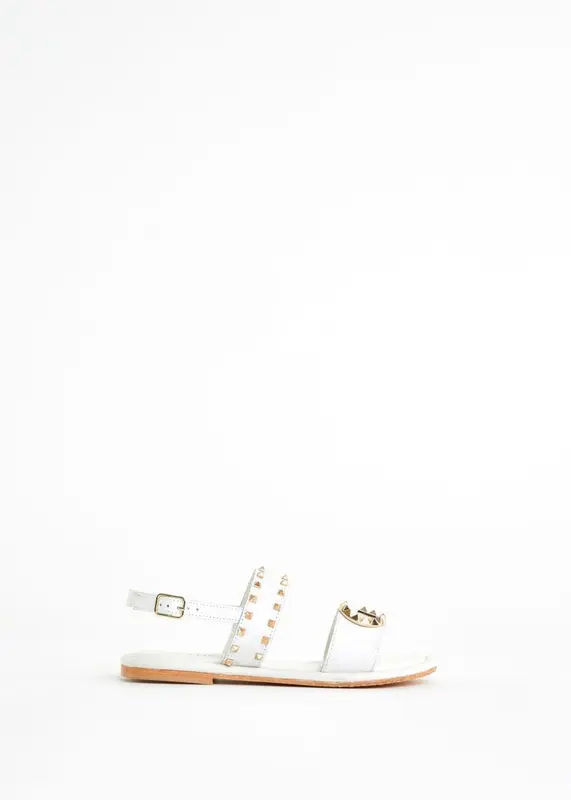 GAUDI SANDALO FLAT BICE LEATHER