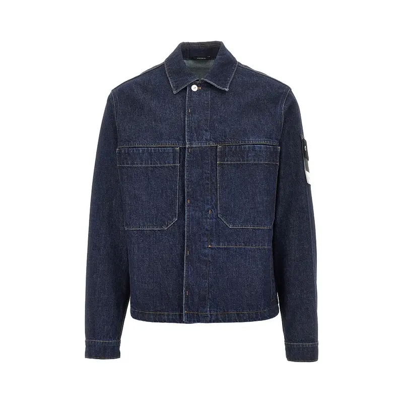 Giacca in Indigo-Denim Rinsed
