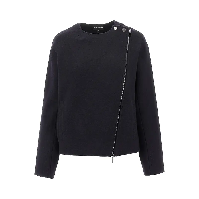Giacca in maglia con zip