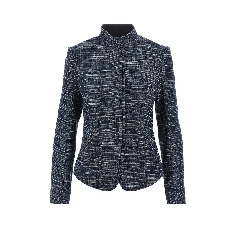 Giacca in tweed effetto denim