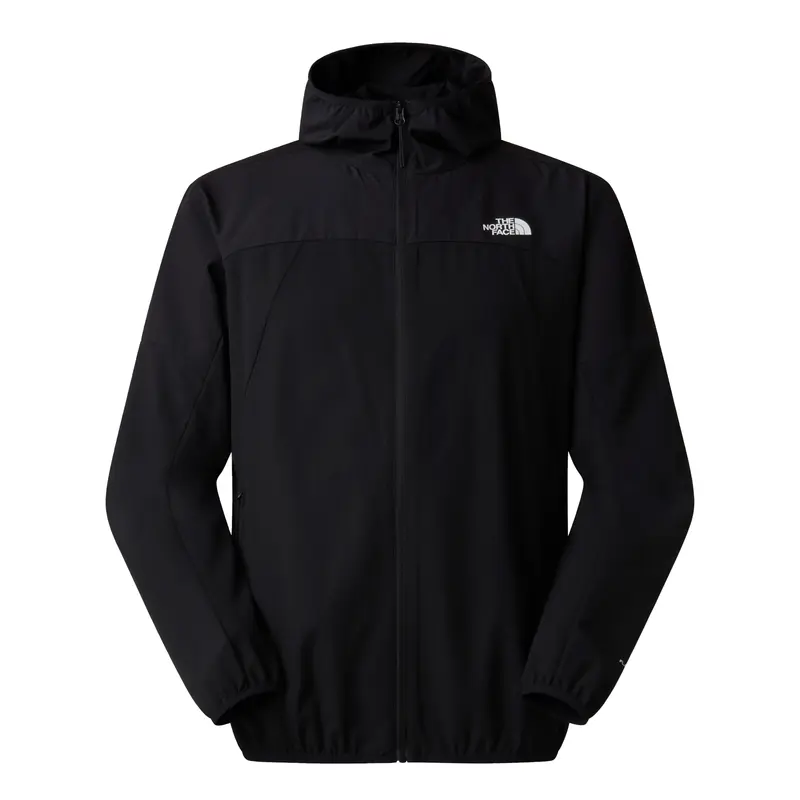 Giacca Usbha con Cappuccio e Logo / Nero