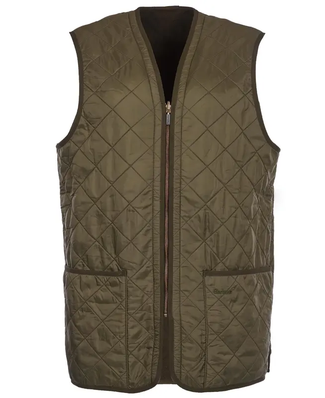 Gilet con Zip Barbour / Verde