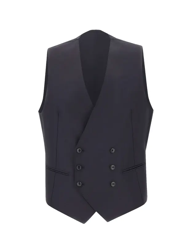 Gilet uomo in lana Super 110s