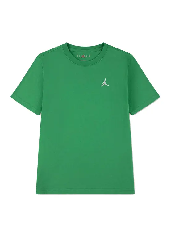 girocollo verde Jordan Ricamata