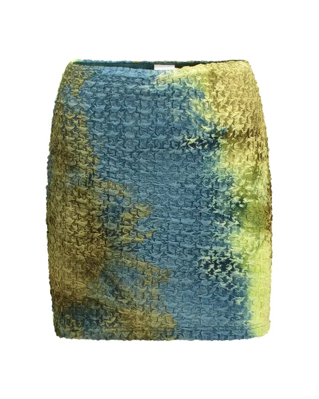 Gonna copri costume verde blu