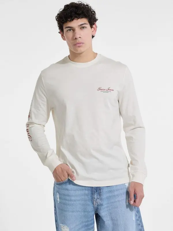 GUESS GJ CN LS REG PRINT ON SLEEVE