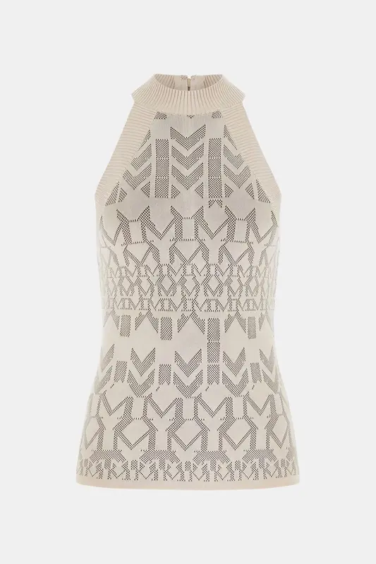 GUESS MARCIANO BILLIE MONOGRAM HN TOP SWTR