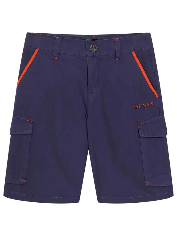GUESS POPLIN CARGO SHORTS