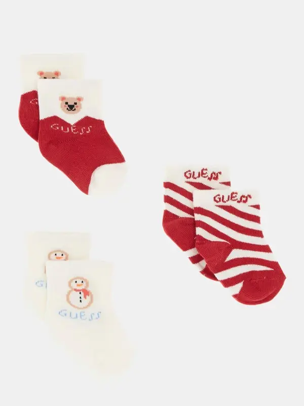 GUESS SET 3PCS SOCKS PAIR