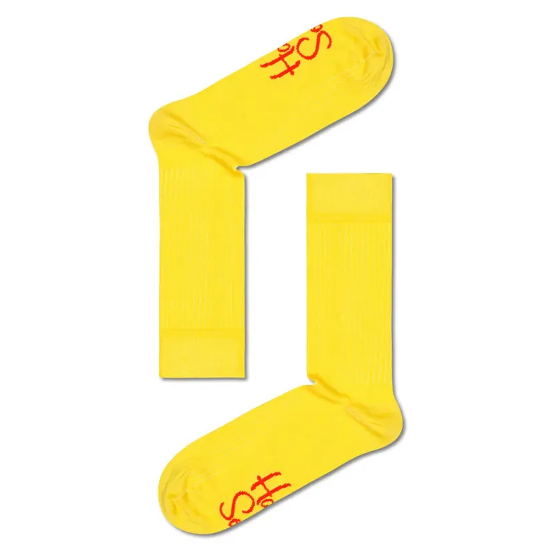 HAPPY SOCKS SOLID RIB SOCK