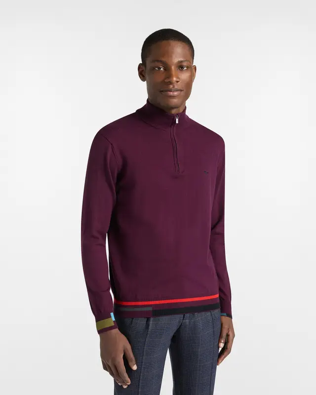 HARMONT & BLAINE HALF ZIP DETTAGLI BLOCK