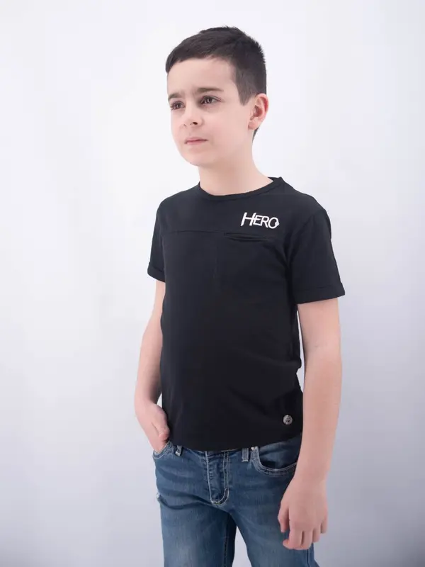 Hero T-shirt Slub Jersey G.d. C/ricamo  Ragazzo