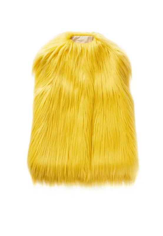 Il Gufo Gilet Bambina Giallo
