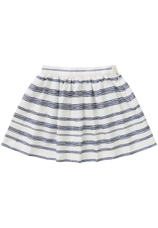 Il Gufo Gonna Bambina Bianco Blu