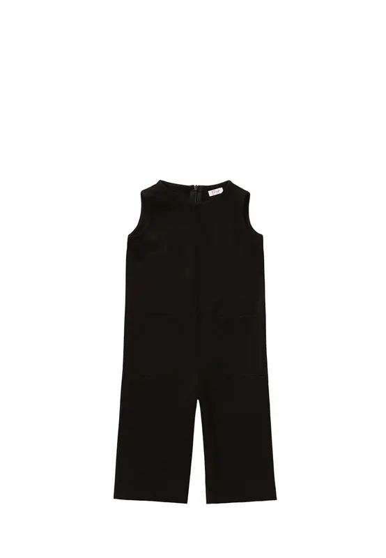 Il Gufo Salopette Bambina Nero