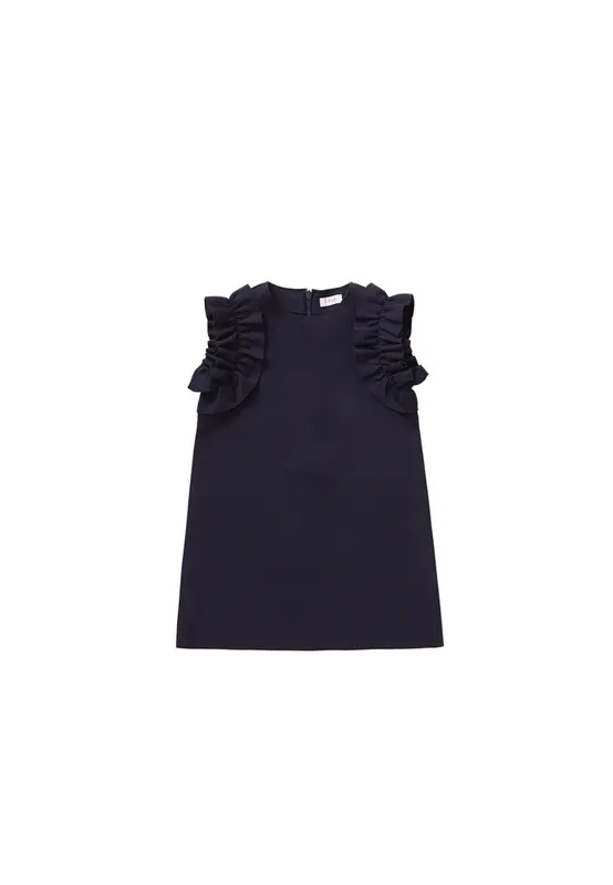 Il Gufo Scamiciato Bambina Blu Navy