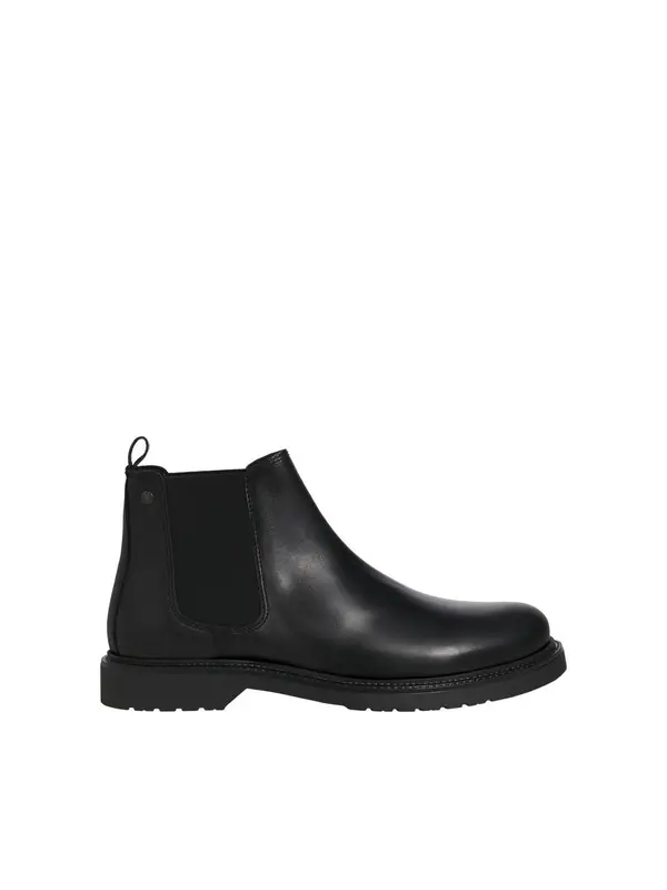JACK AND JONES JFWVAUXHALL LEATHER CHELSEA BOOT SN