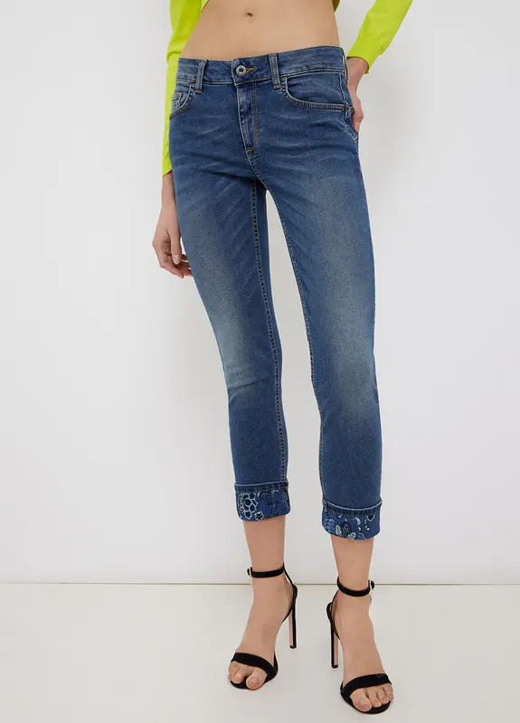 Jeans Liu Jo Skinny con Risvolto / Jeans