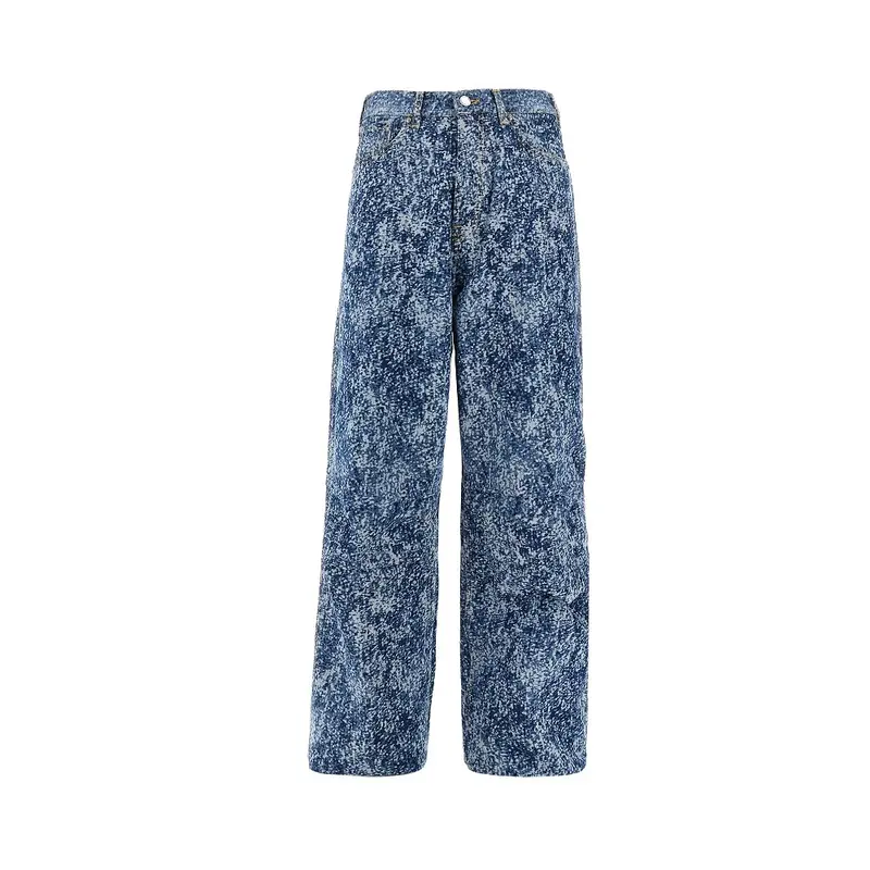 Jeans 'Marble Mastiff' a gamba ampia in denim