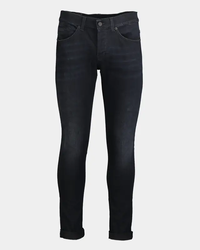 Jeans skinny George nero fiammato