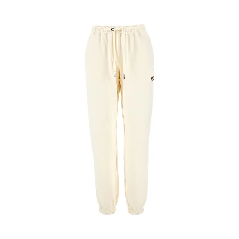 Joggers in cotone con patch logo