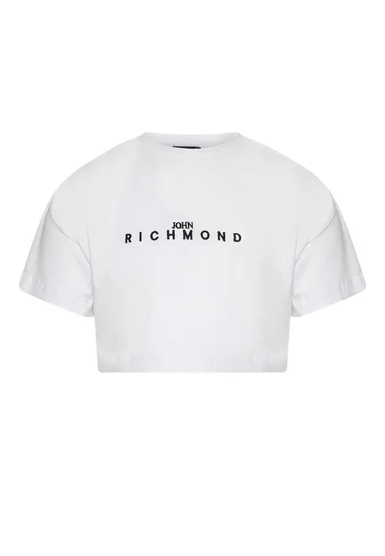 John Richmond T-Shirt Cotone Bambina Premium Logo