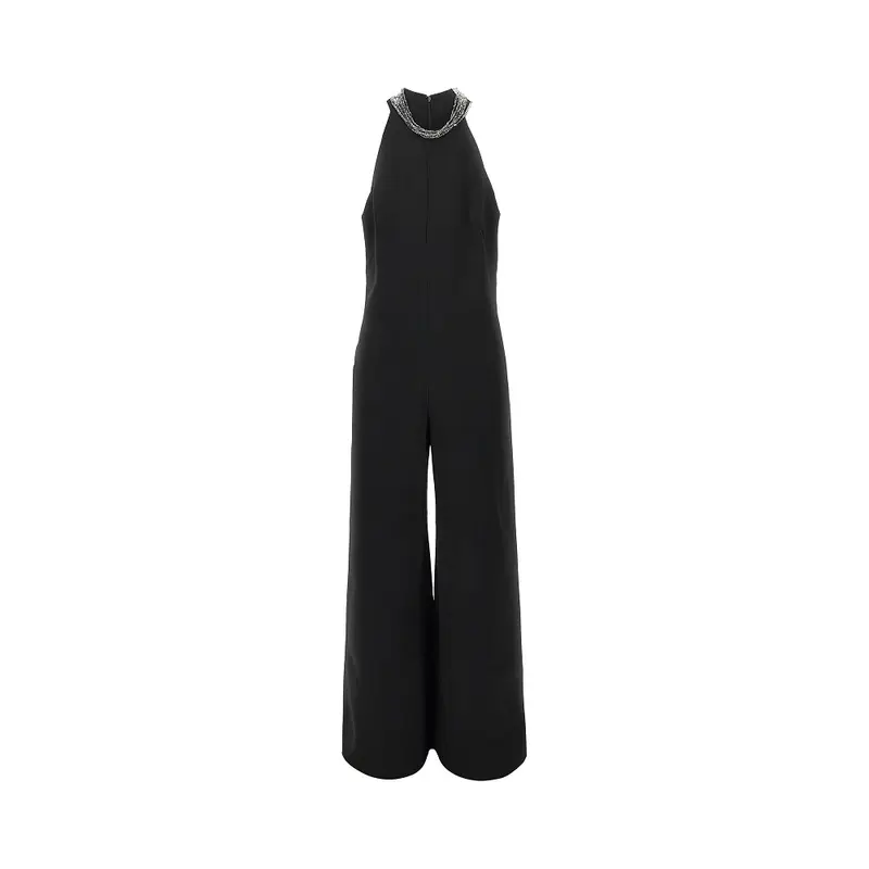 Jumpsuit con dettaglio gioiello