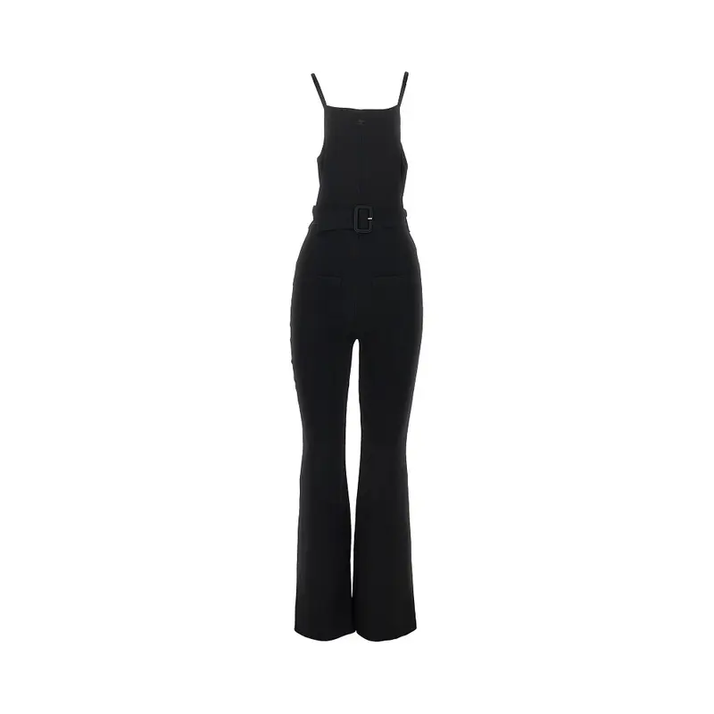Jumpsuit in maglia con cintura