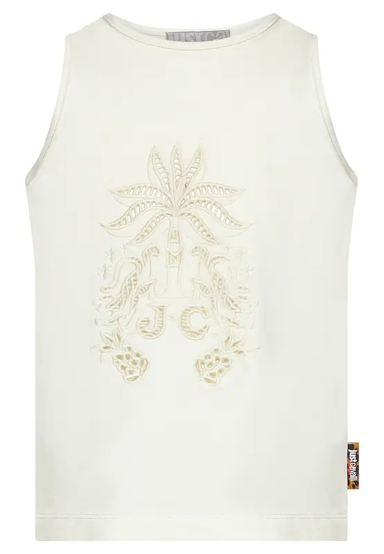 Just Cavalli Canotta Cotone Bimba Premium Logo
