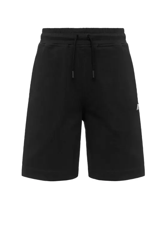 K-way Bermuda in Cotone Nero Bambini e Ragazzi