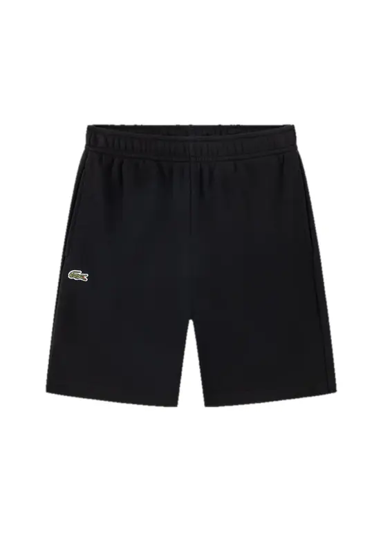 Lacoste Bermuda Bambino Nero con Logo