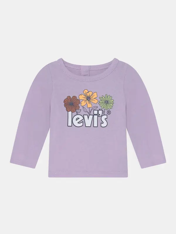 Levis T-shirt Girocollo con Stampa Logo
