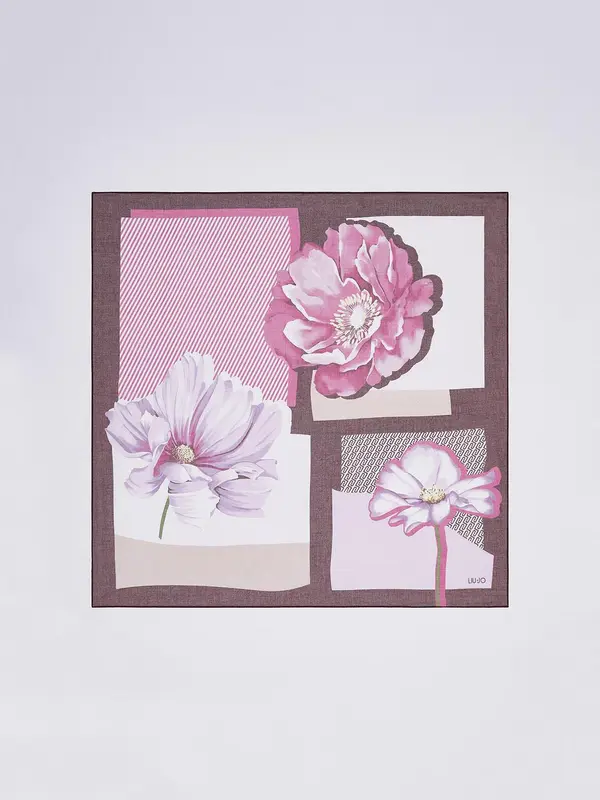 LIU JO ECS FOULARD MAXIFLOWER C/BLOCK
