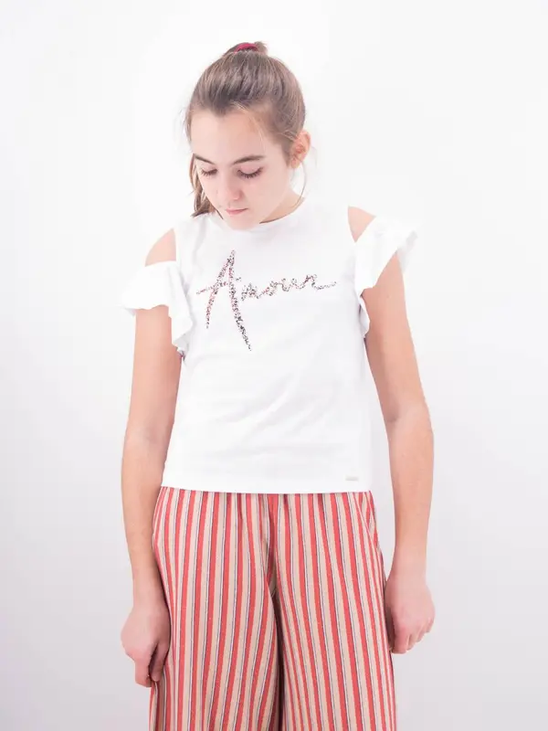 Liu jo T-shirt Ricamata