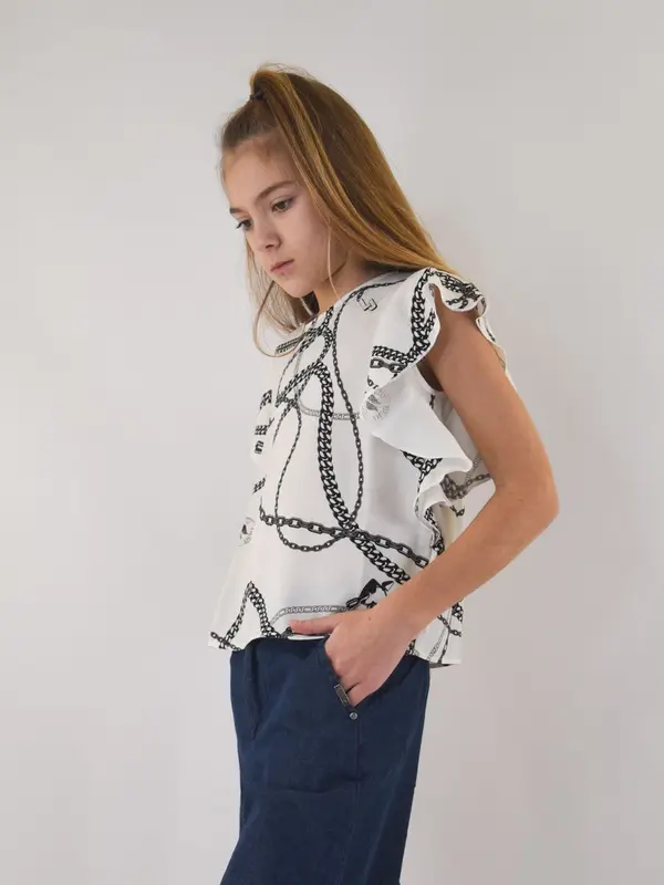 Liu jo Top Smanicato Fantasia