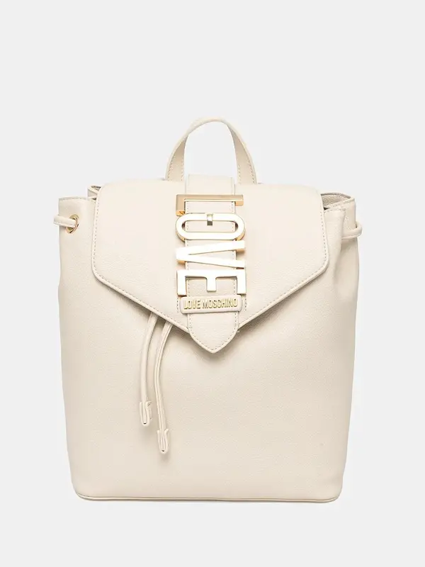 LOVE MOSCHINO ZAINO PU AVORIO