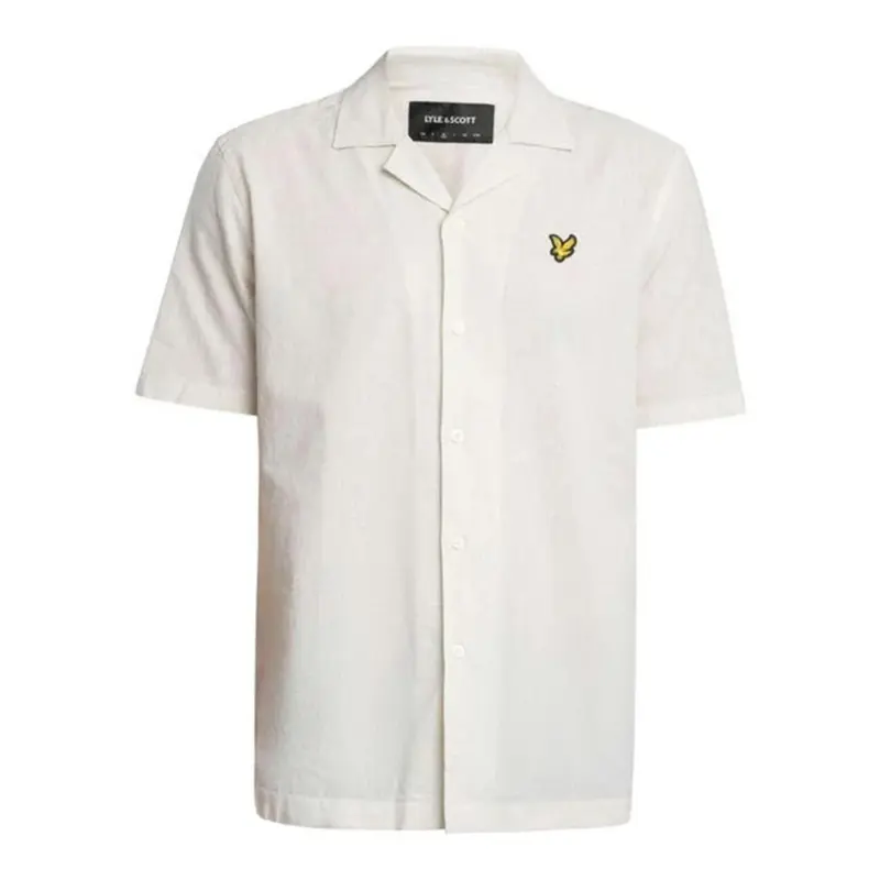 LYLE & SCOTT LINEN BLEND OXFORD SHIRT