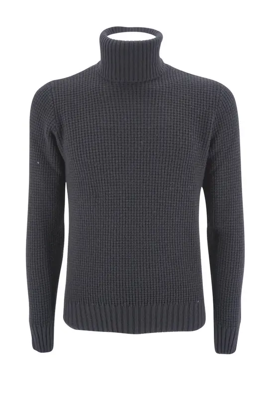 Maglia 40 Weft a collo alto / Nero