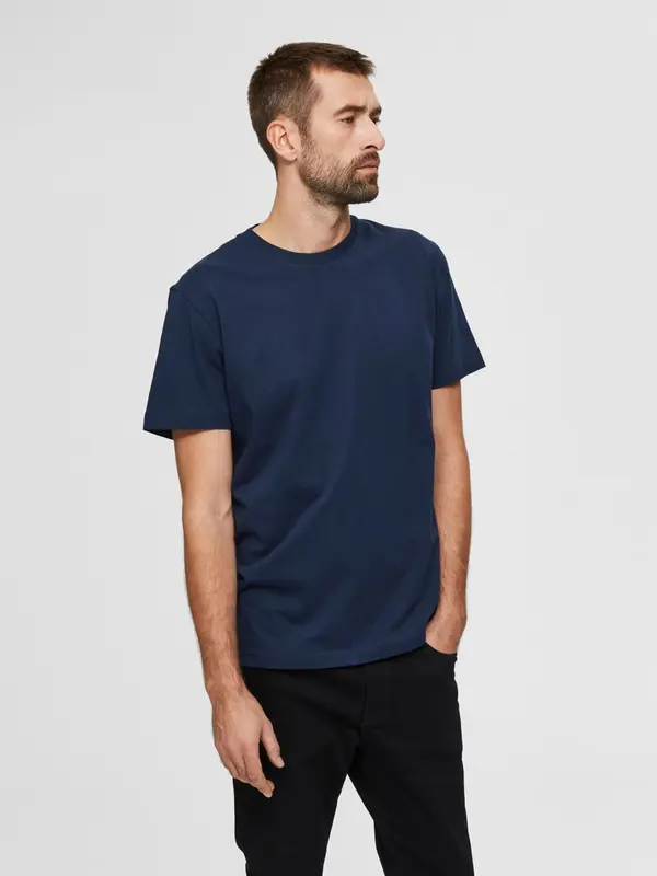 Maglia a Girocollo / Blu