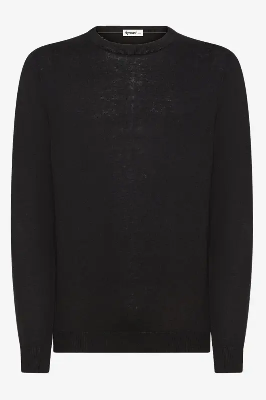 Maglia in Lana Merino Extrafine / Nero