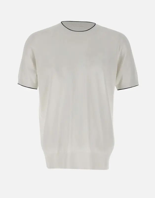 Maglia in viscosa e cotone