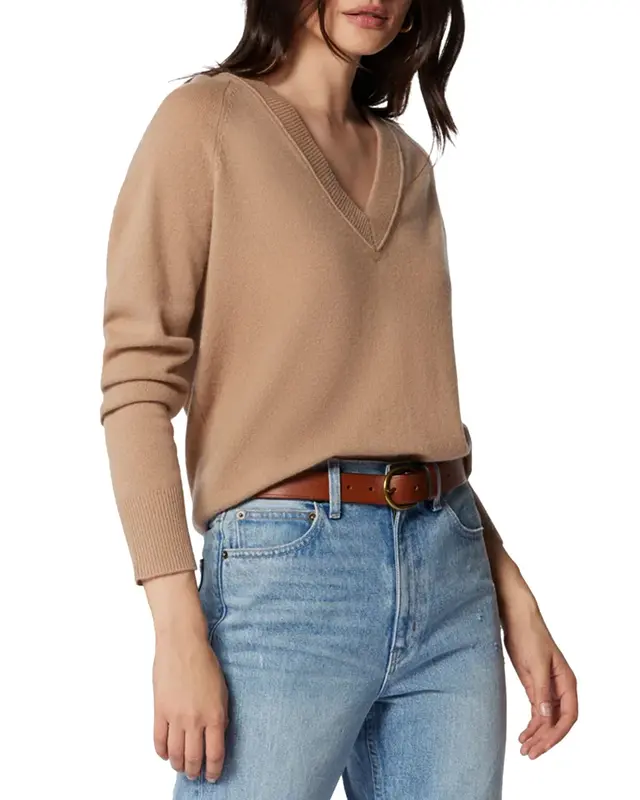 Maglia Madalene cashmere cammello